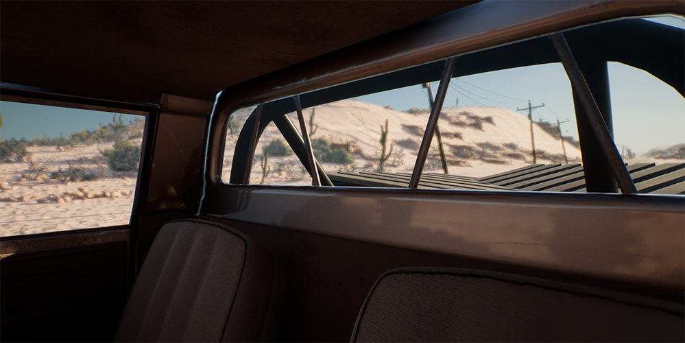 Course nocturne avec néons 