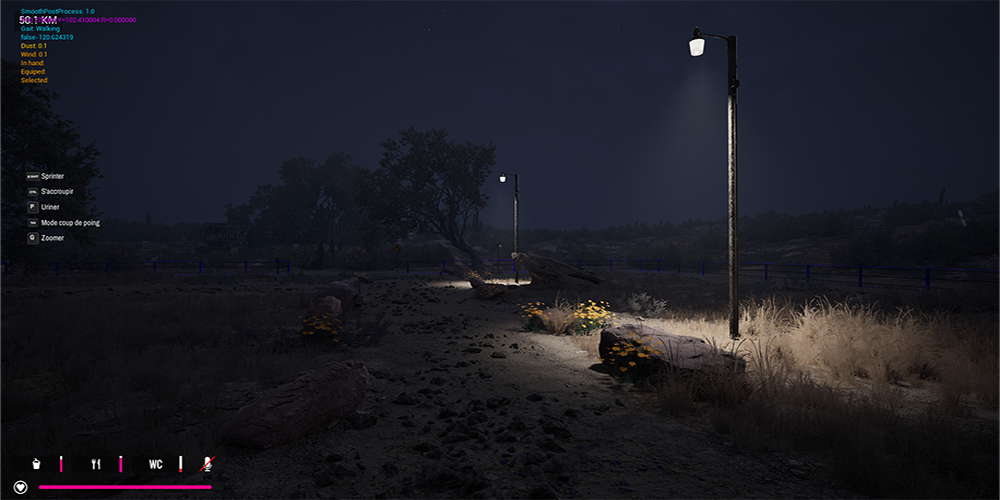 Vue aérienne de la ville de nuit